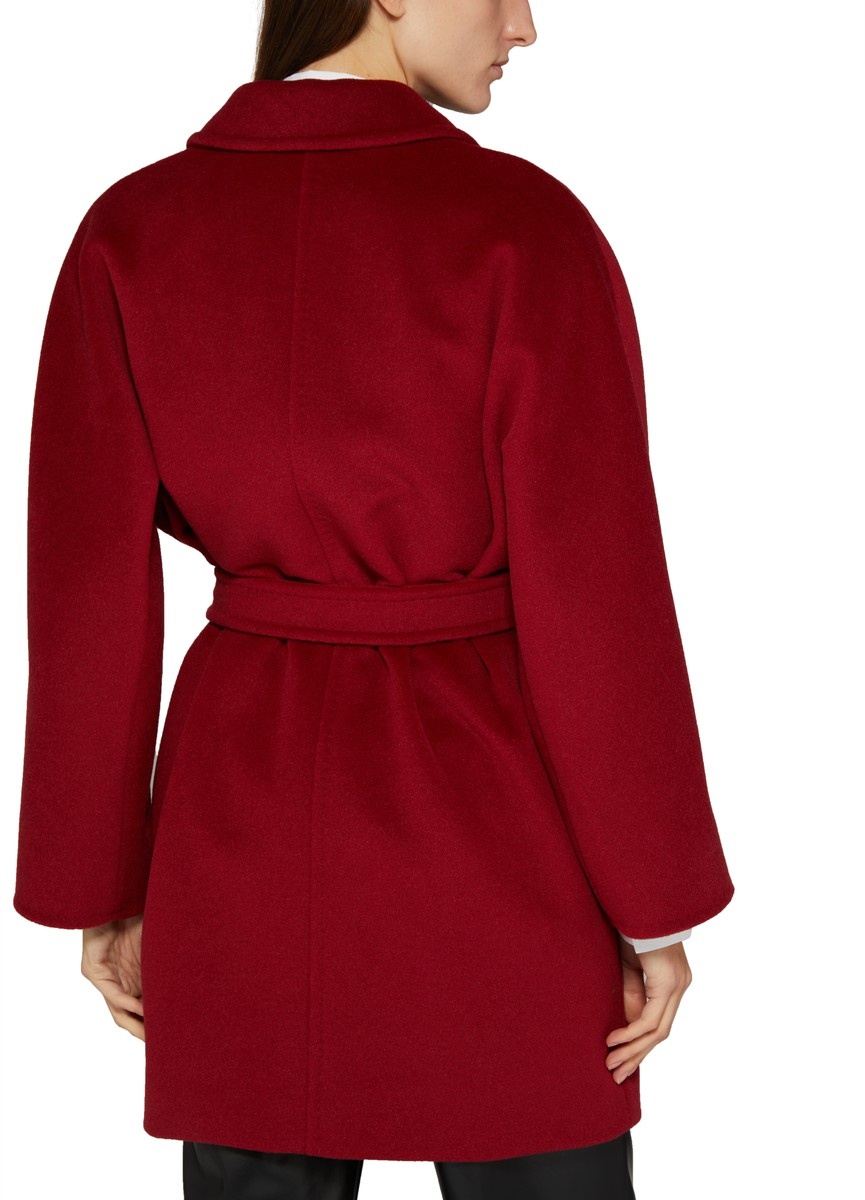 Max Mara★Reverse Cashmere Coat★REBUS 003★人気早期完売 Max Mara - Rebus wool and cashmere coat black - The Corner