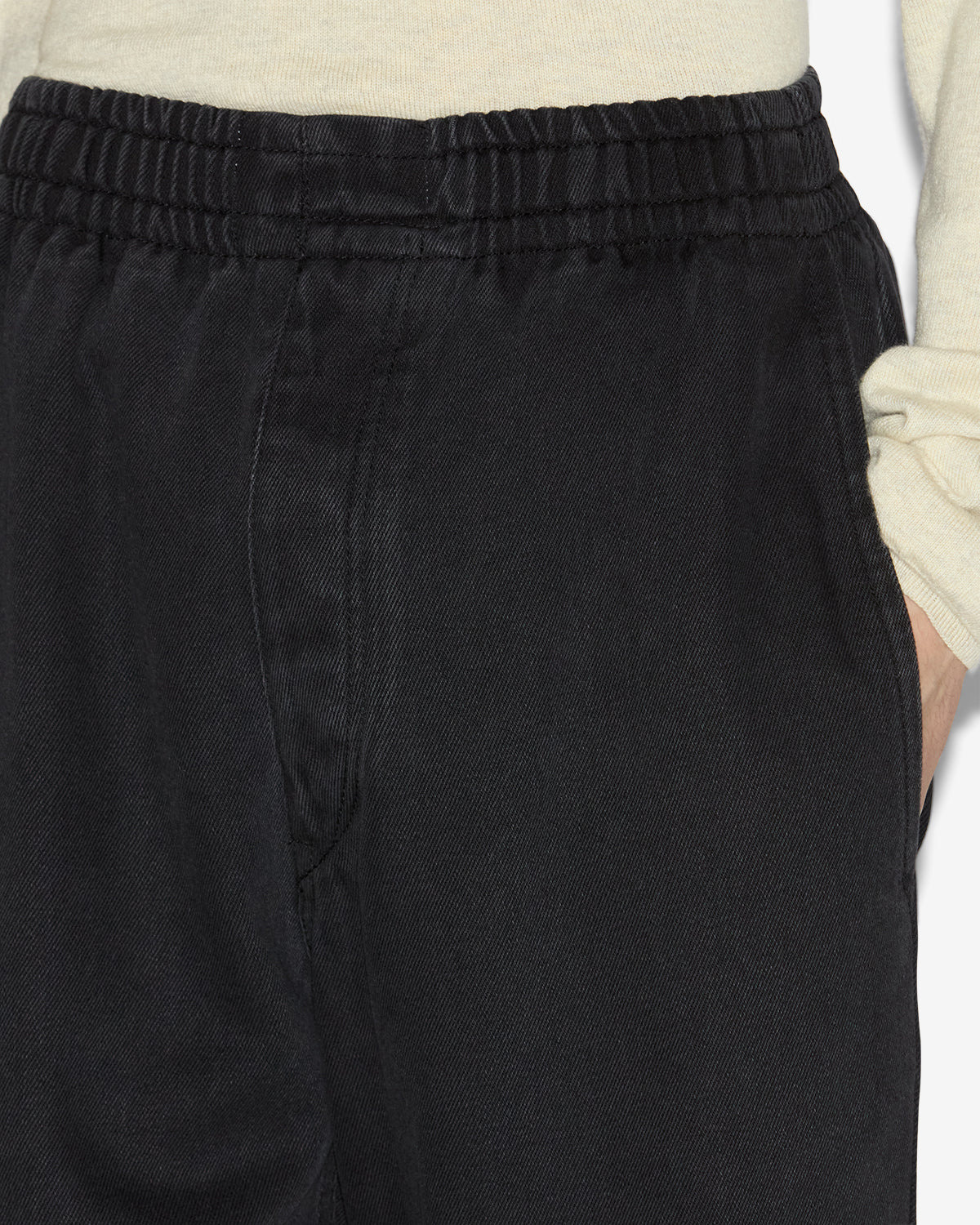TIMEO PLAIN-COLORED LYOCELL PANTS - 3