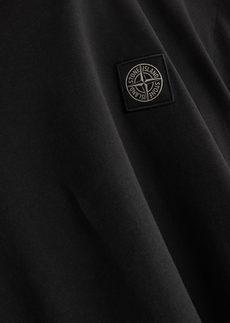 Stone Island Logo Cotton T-shirt - 5