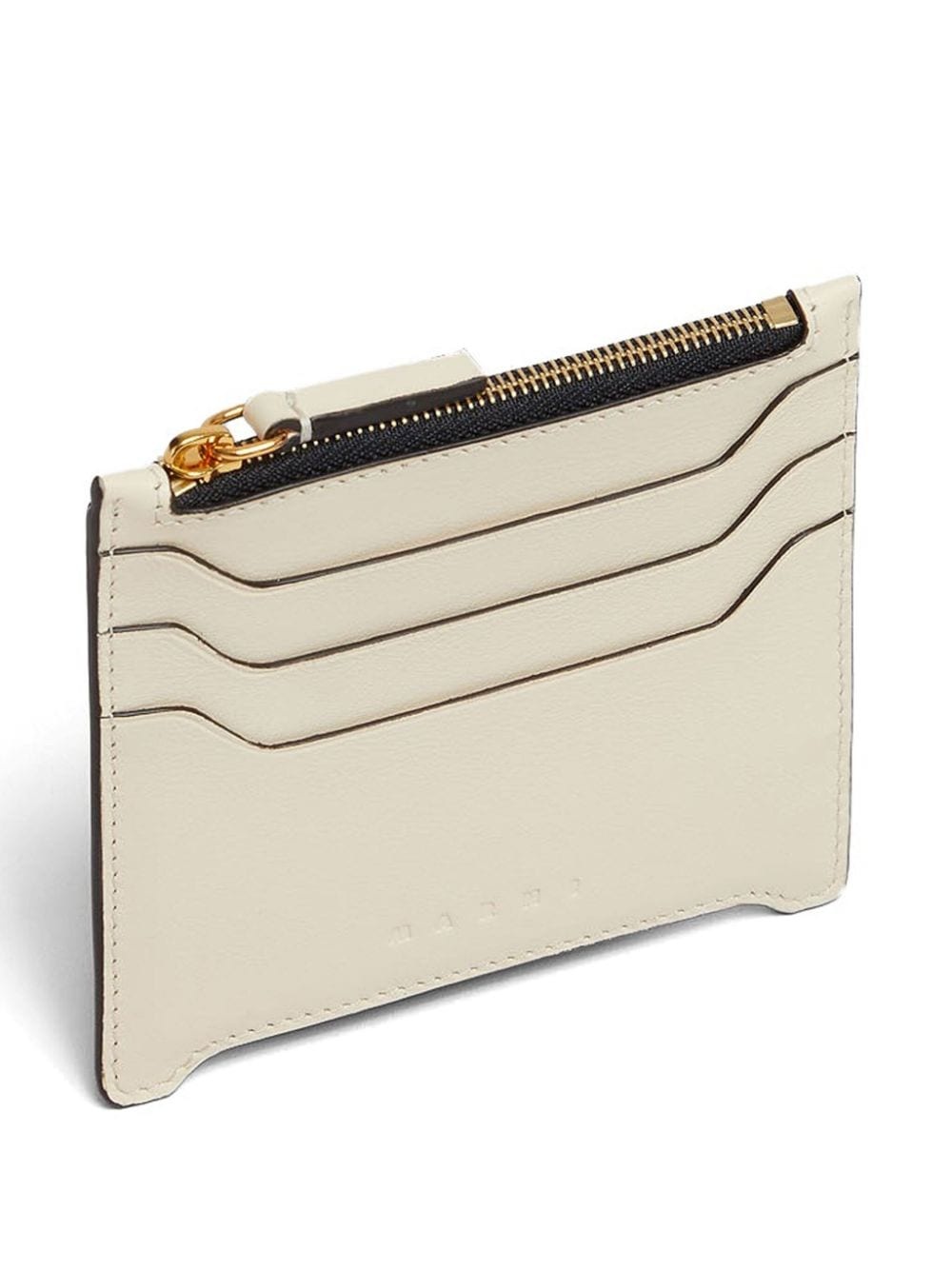 small zipped leather card case - 3