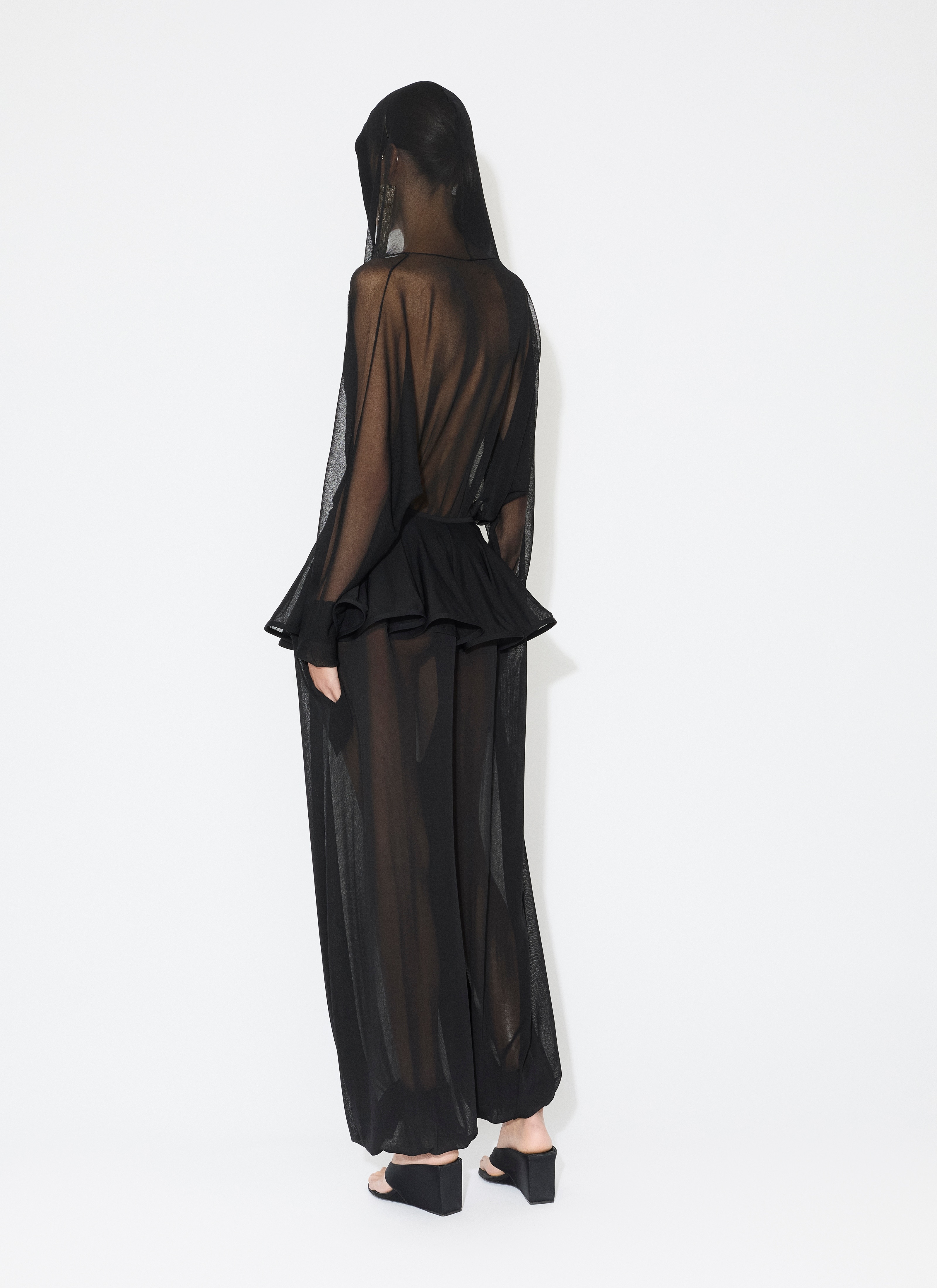 FINE KNIT HOODED BODY - 3