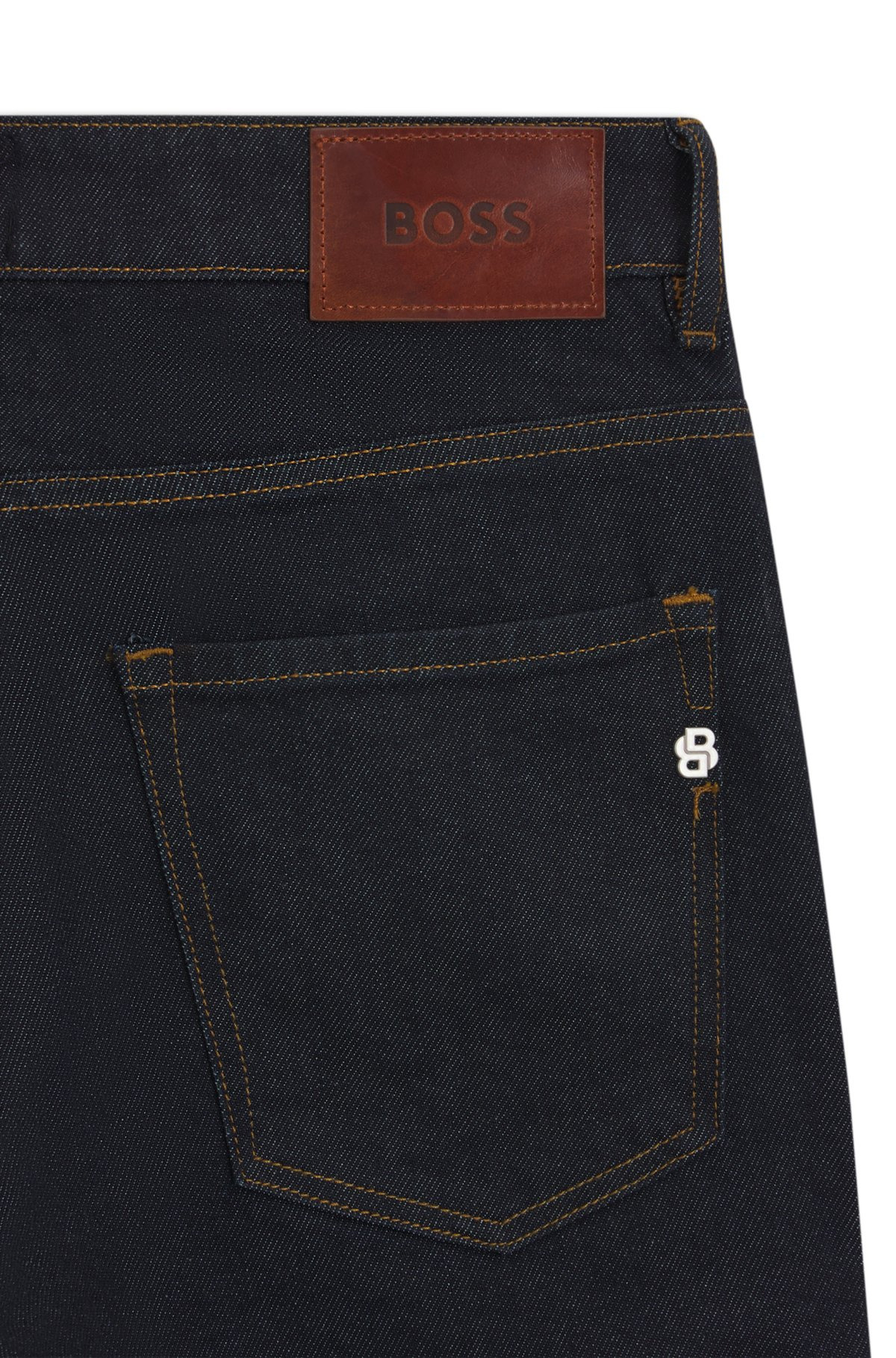 DELAWARE SLIM-FIT JEANS IN DARK-BLUE COMFORT-STRETCH DENIM - 6