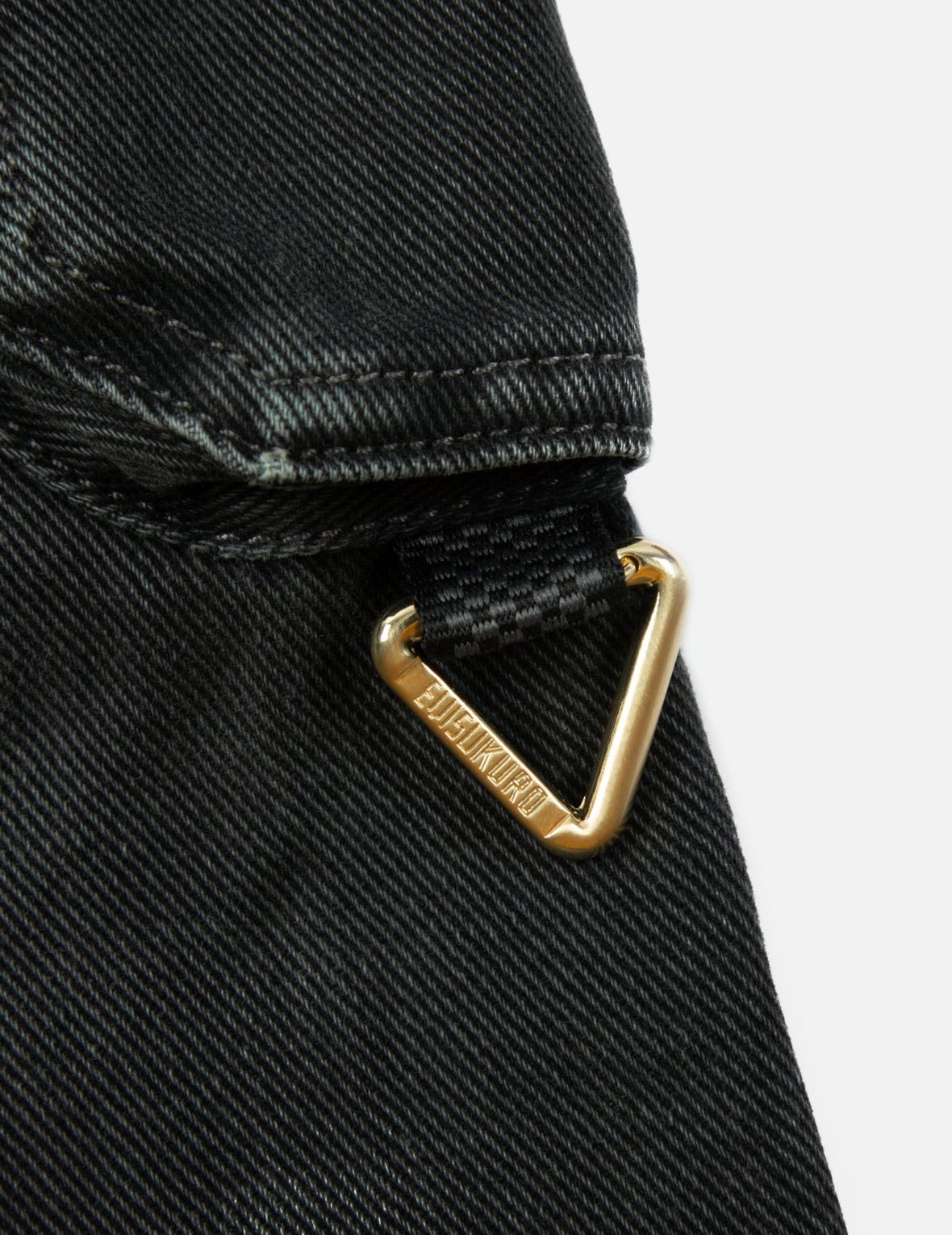 Seagull Embroidered Washed Denim Joggers - 9