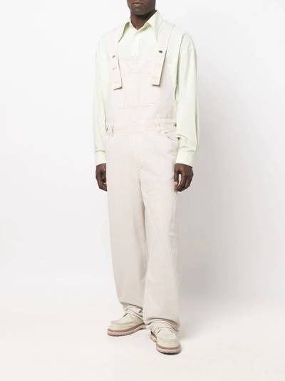 JACQUEMUS multi-pocket organic-cotton dungarees outlook