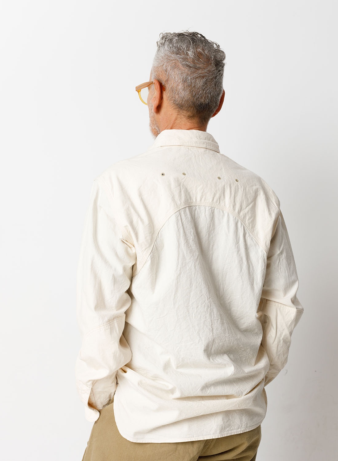 New Medical Shirt in Ivory - 6