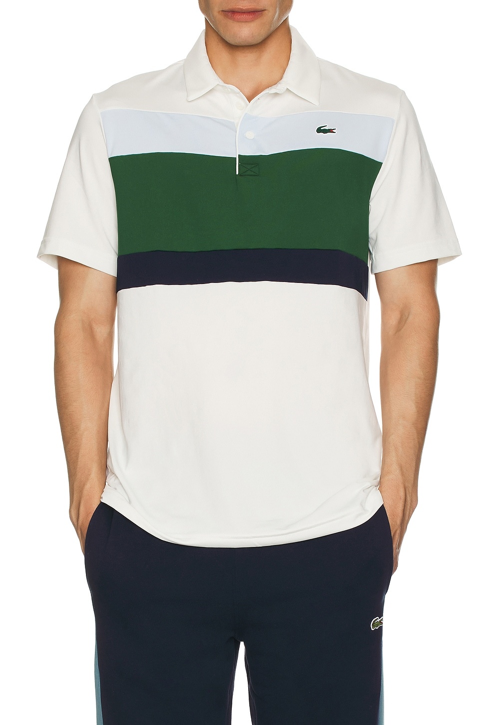 Regular Fit Stretch Jersey Golf Polo - 4