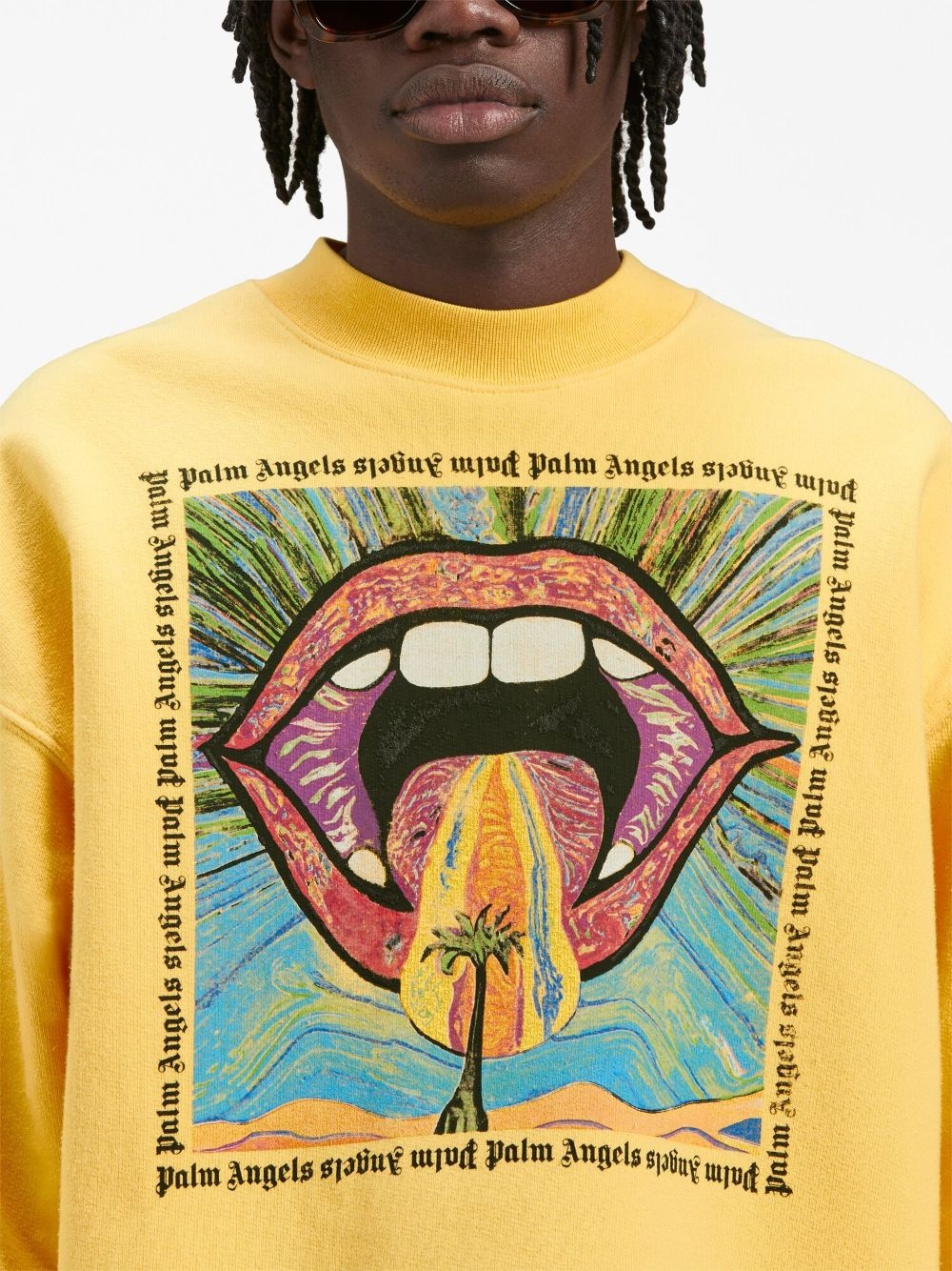 Crazy Mouth crew-neck sweatshirt - 6