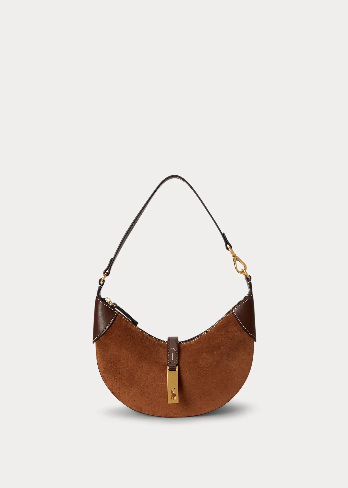 Polo ID Suede Mini Shoulder Bag - 1