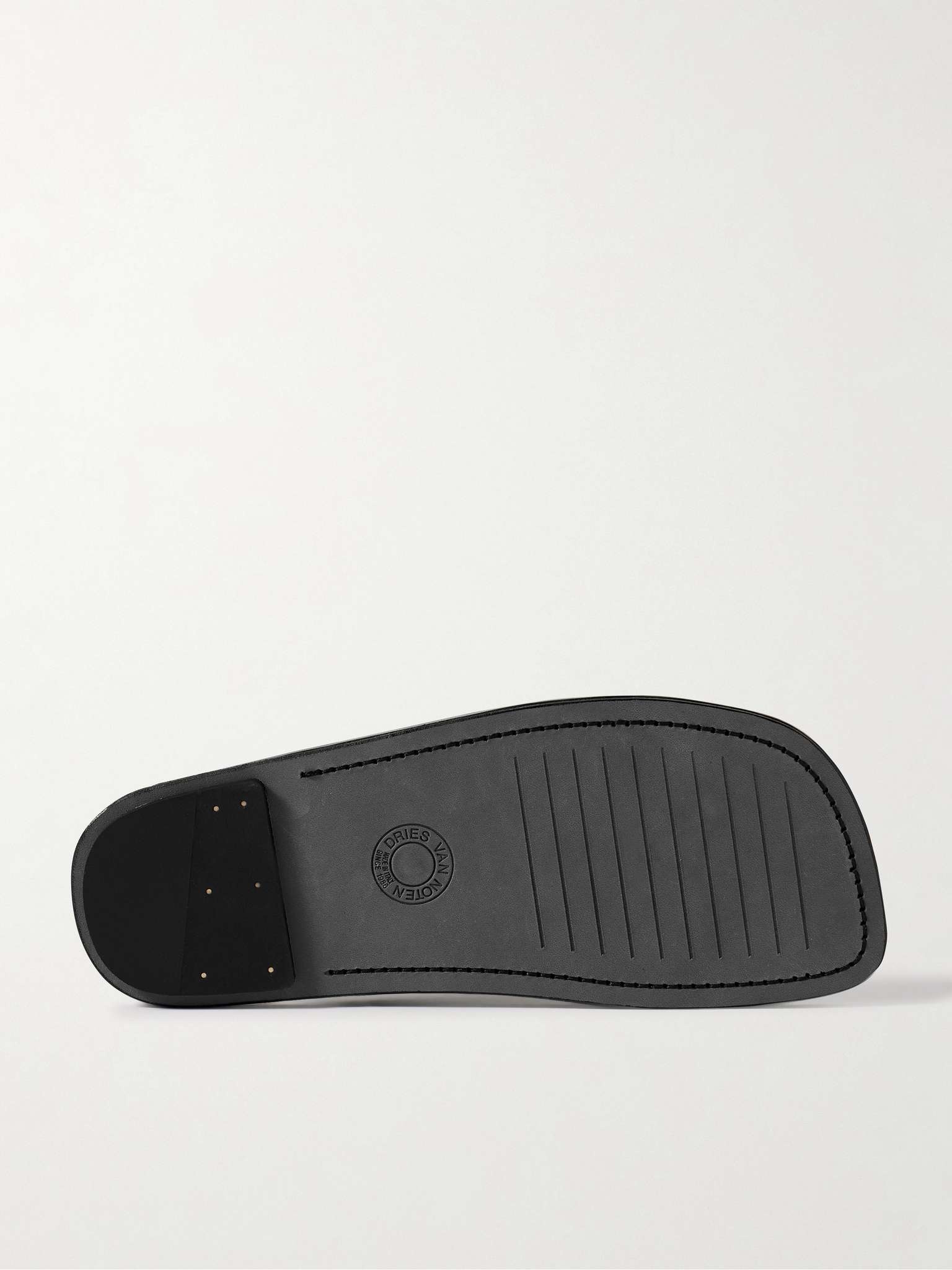 Padded Leather Flip Flops - 3