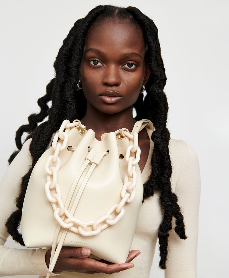 Mansur Gavriel TWIST MINI BUCKET BAG outlook