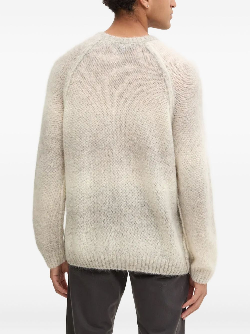 long-sleeved crew-neck sweater - 4