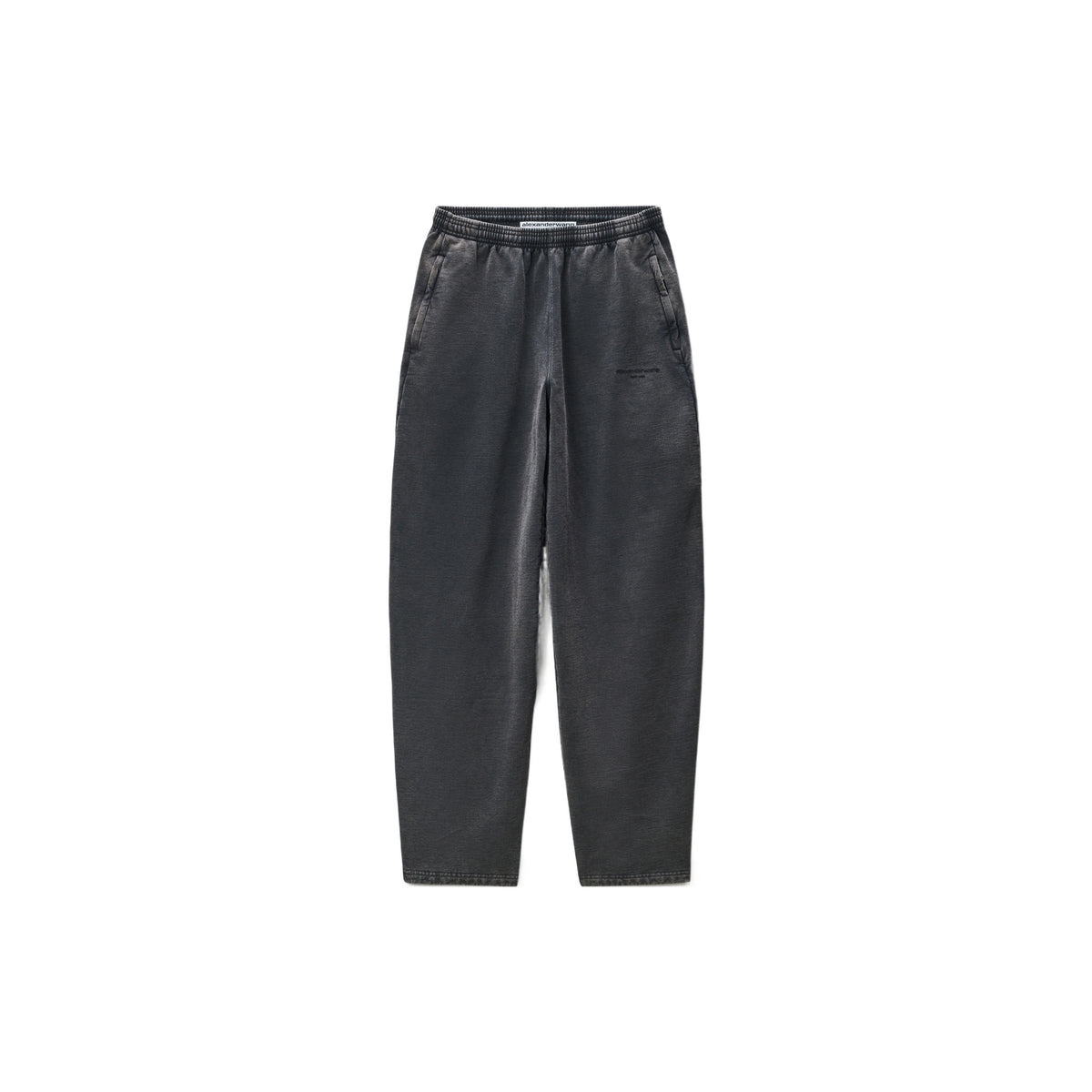 ARTICULATED LEG SWEATPANTS (WASHED BLACK) - 5
