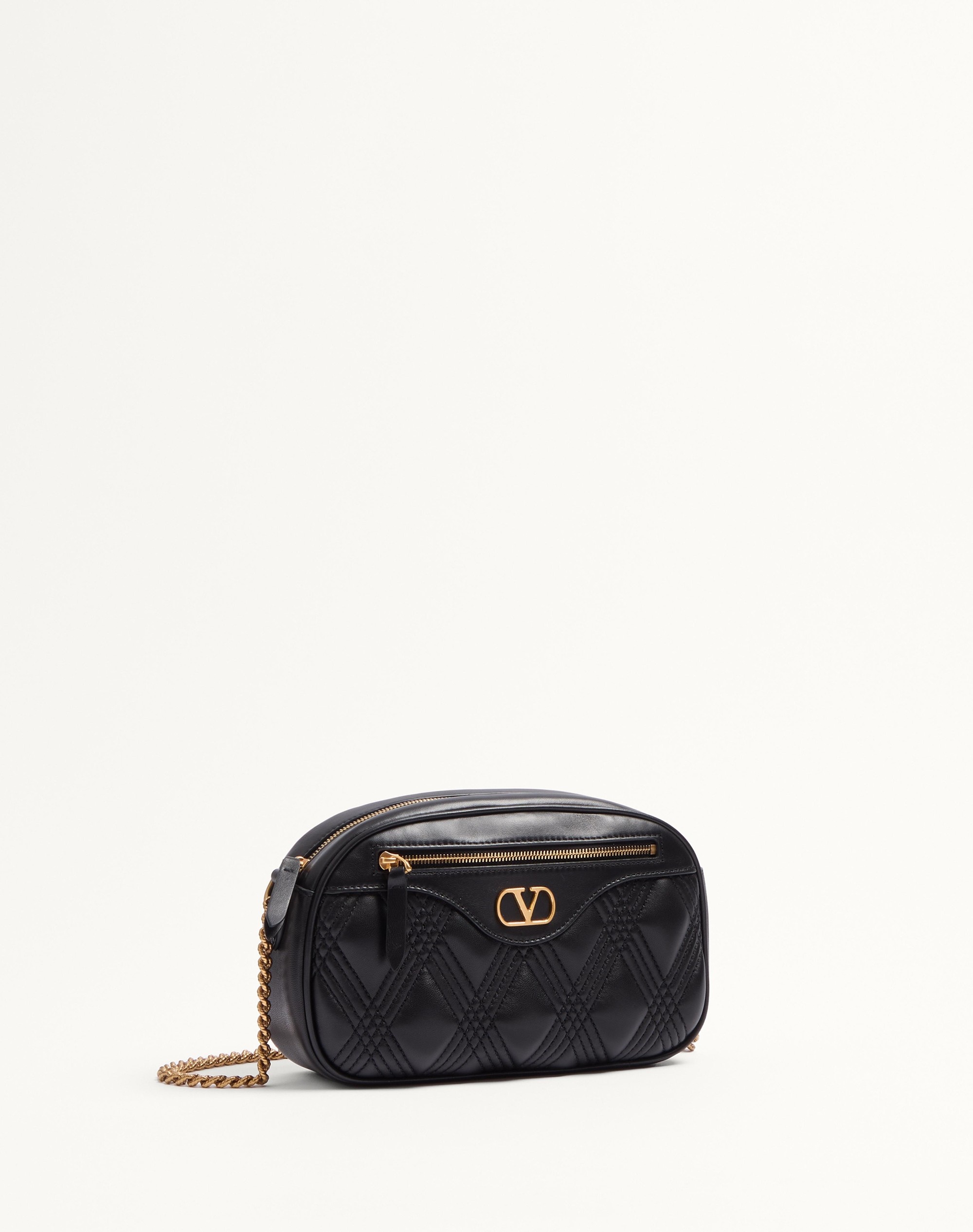 VALENTINO GARAVANI QUILTIE 67 MEDIUM SHOULDER BAG IN QUILTED NAPPA LEATHER - 3