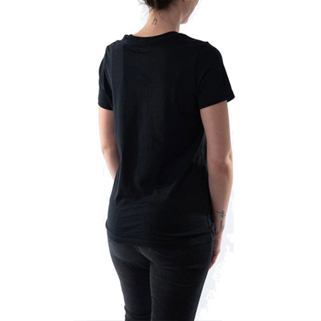 (WMNS) Converse T-Shirt All Star T-Shirt 'Black White' 10018921-A01 - 3