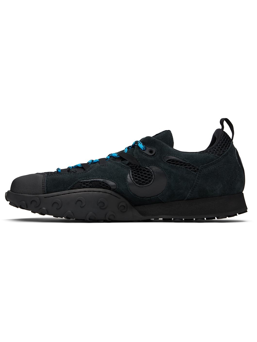 Black Suede Leather MS Rise Tyko Sneakers - 3
