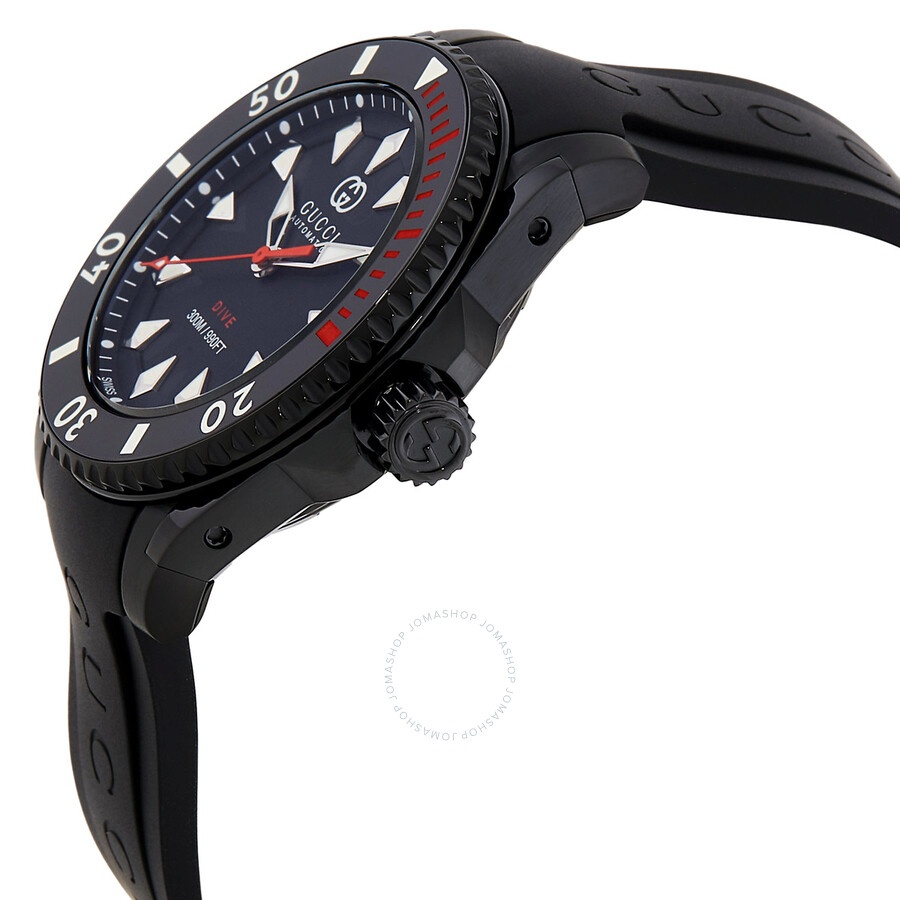 Gucci Dive Automatic Black Dial Men's Watch YA136361 - 2