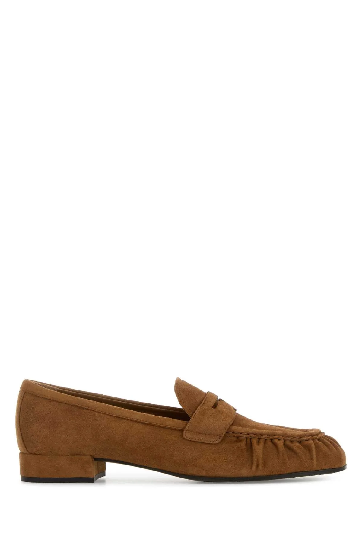 Camel Suede Loafers Cannella Mocassini - 1