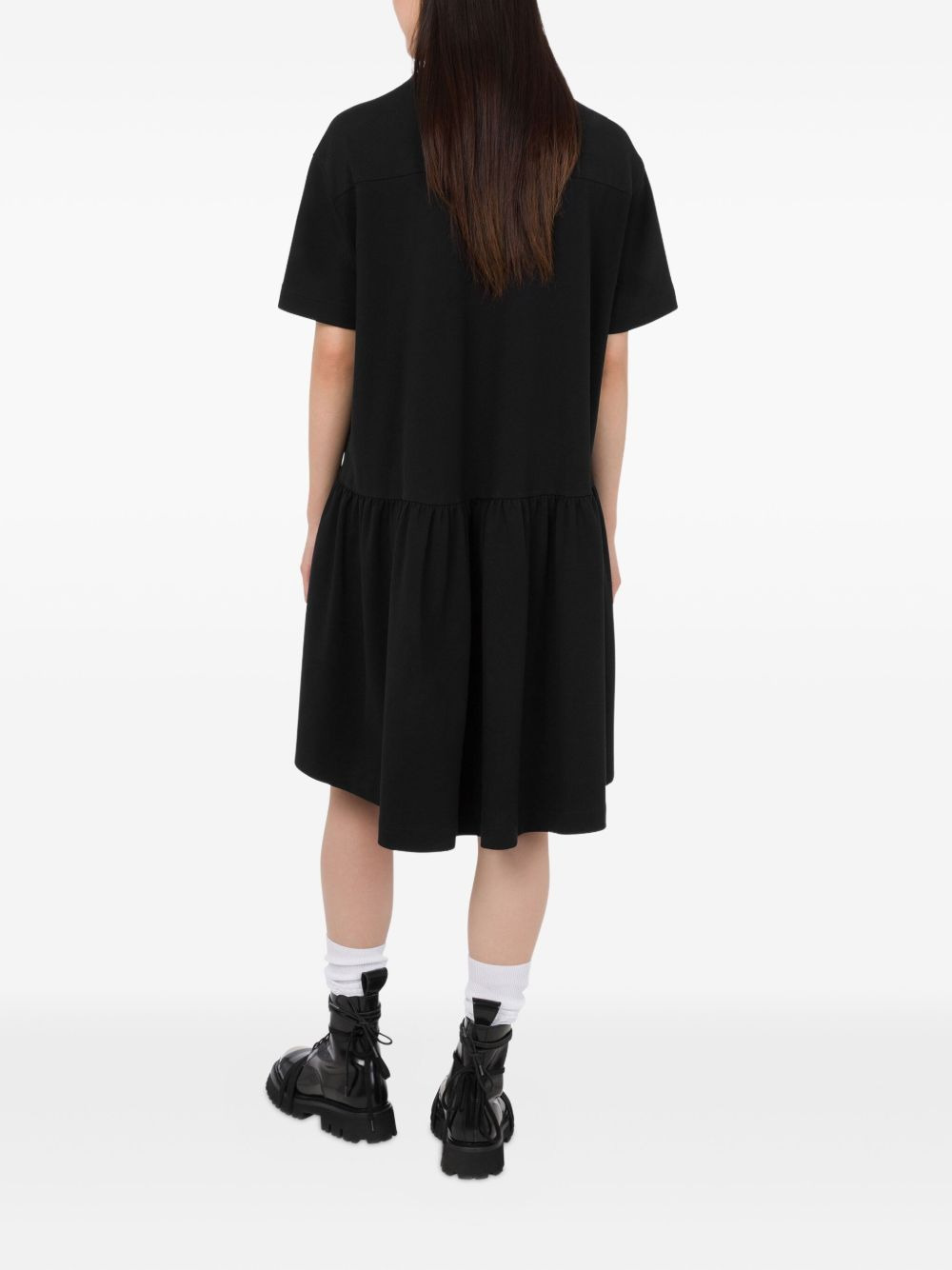 cotton tiered mini day dress - 3