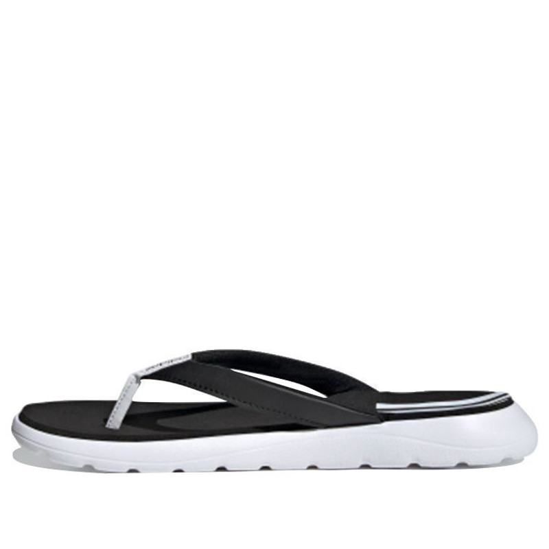 (WMNS) adidas Comfort Flip Flop 'White Black' FY8656 1