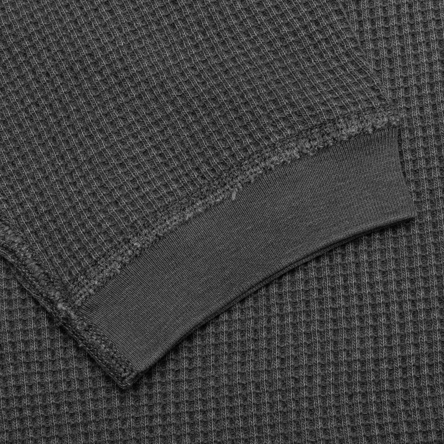 RAGLAN THERMAL BASIC STOCK - WASHED BLACK - 4