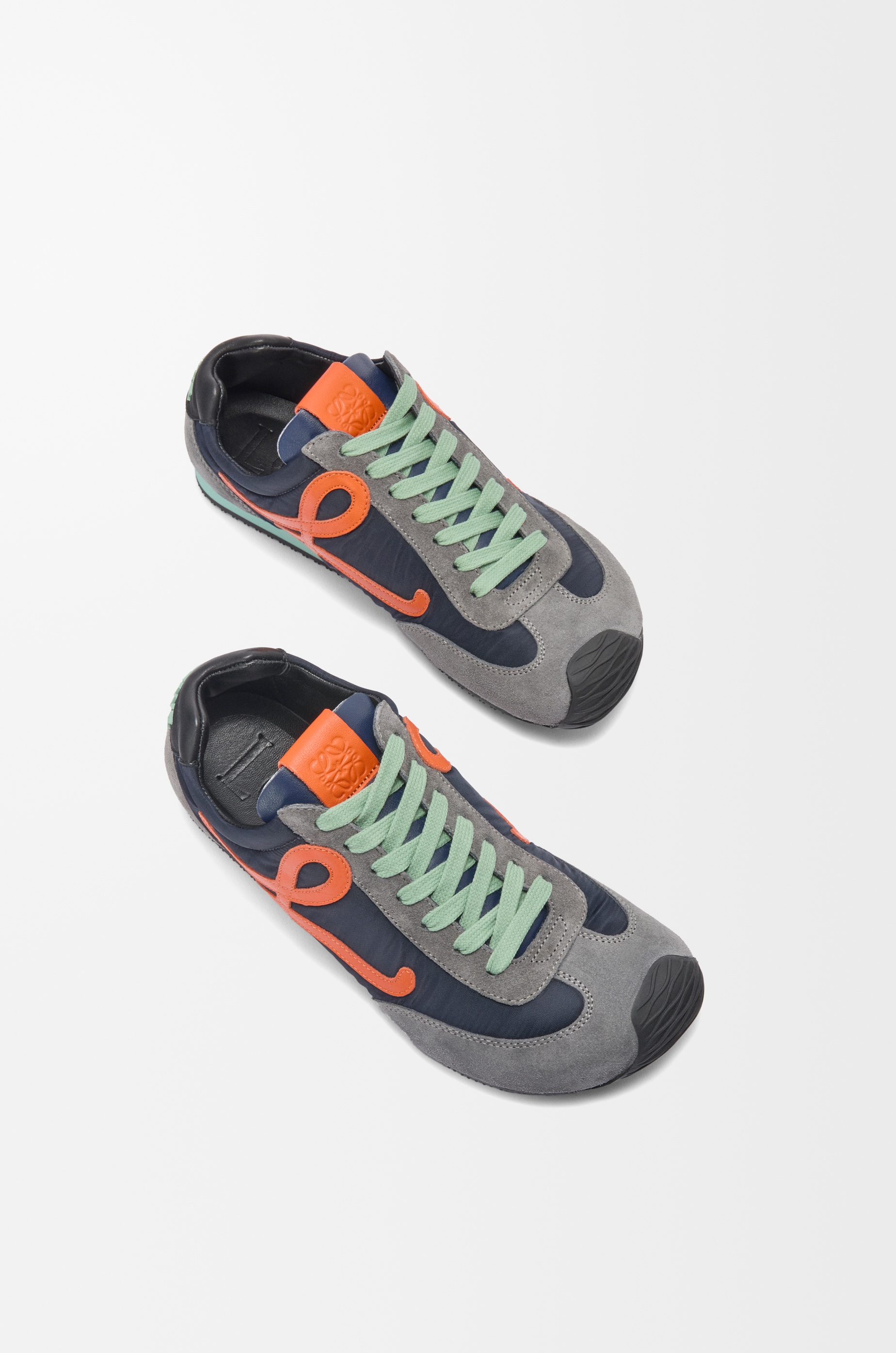 Ballet Runner 2.0 in nylon and calfskin - 3
