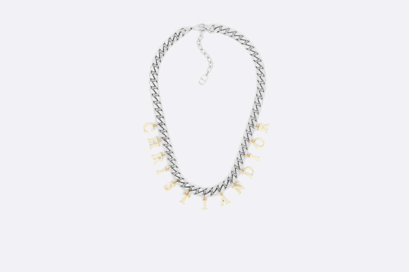 Necklace with Letter Pendants 1