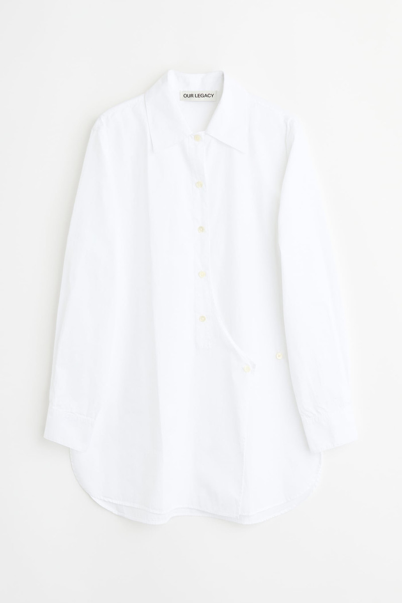 Wave Shirt Fine White Super Poplin 7