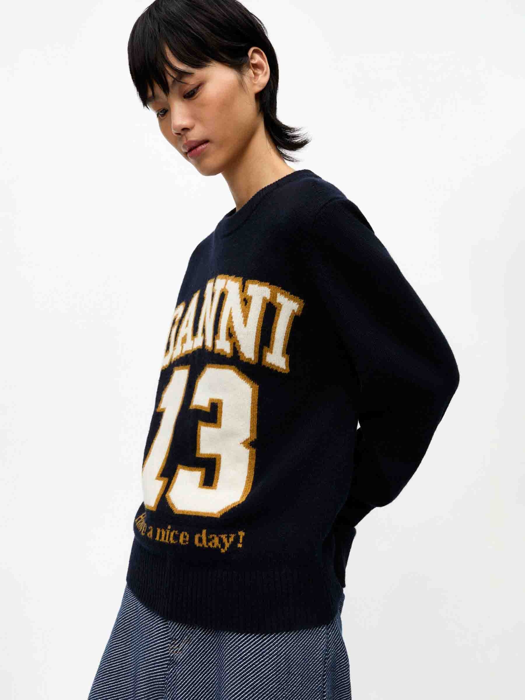 WOOL KNITTED JERSEY - 4