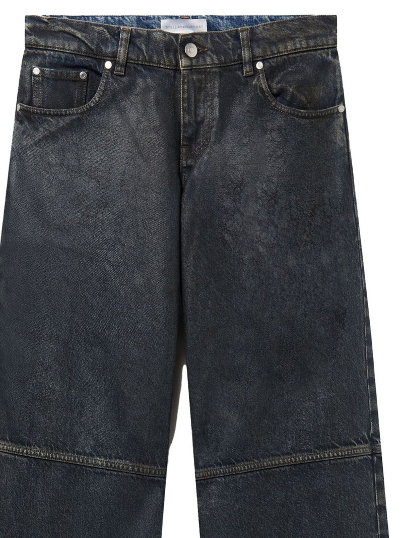 Stella McCartney faded-effect panelled jeans outlook