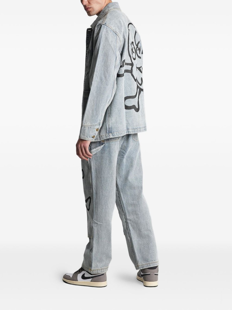 ICECREAM graphic-print denim jacket outlook