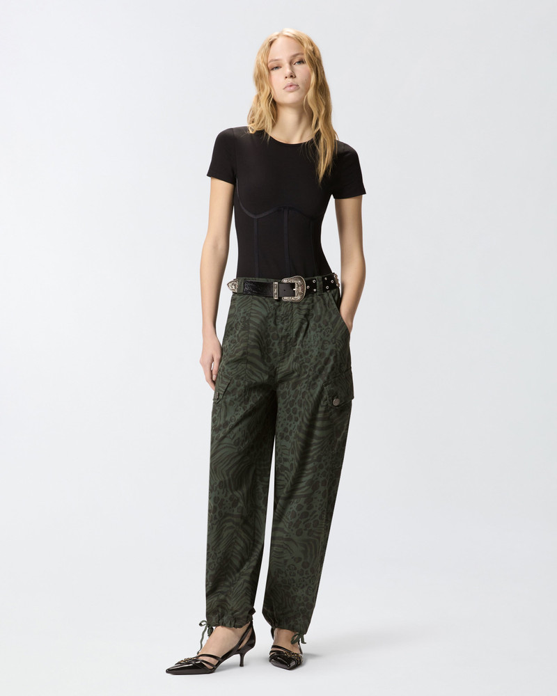 BALLOON TROUSERS WITH ANIMAL MOTIF 3