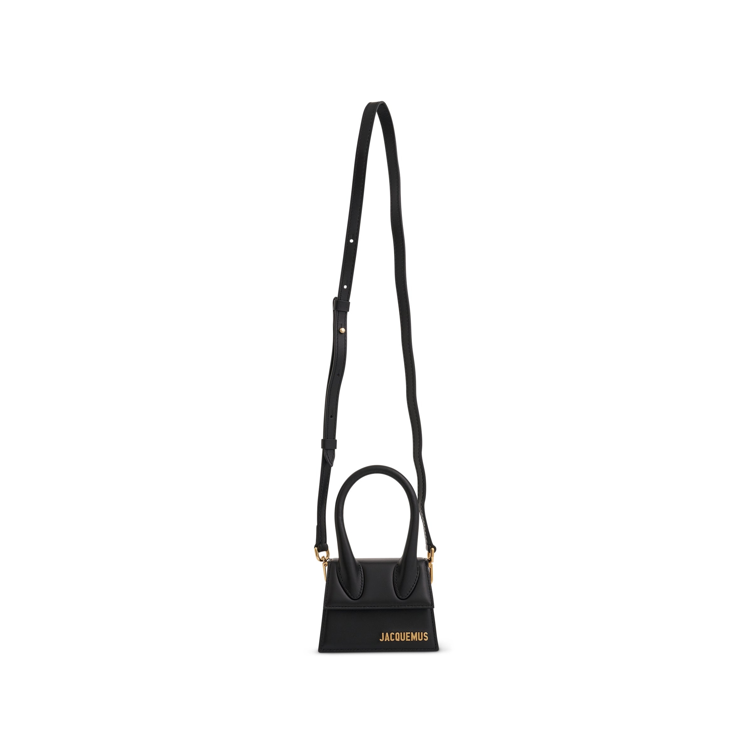 Le Chiquito Mini Leather Bag in Black - 5