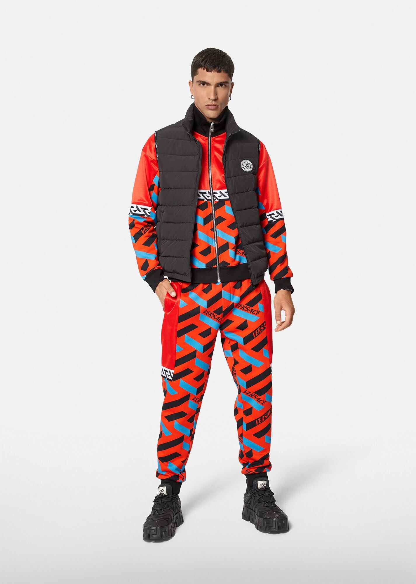 La Greca Print Sweatpants - 4