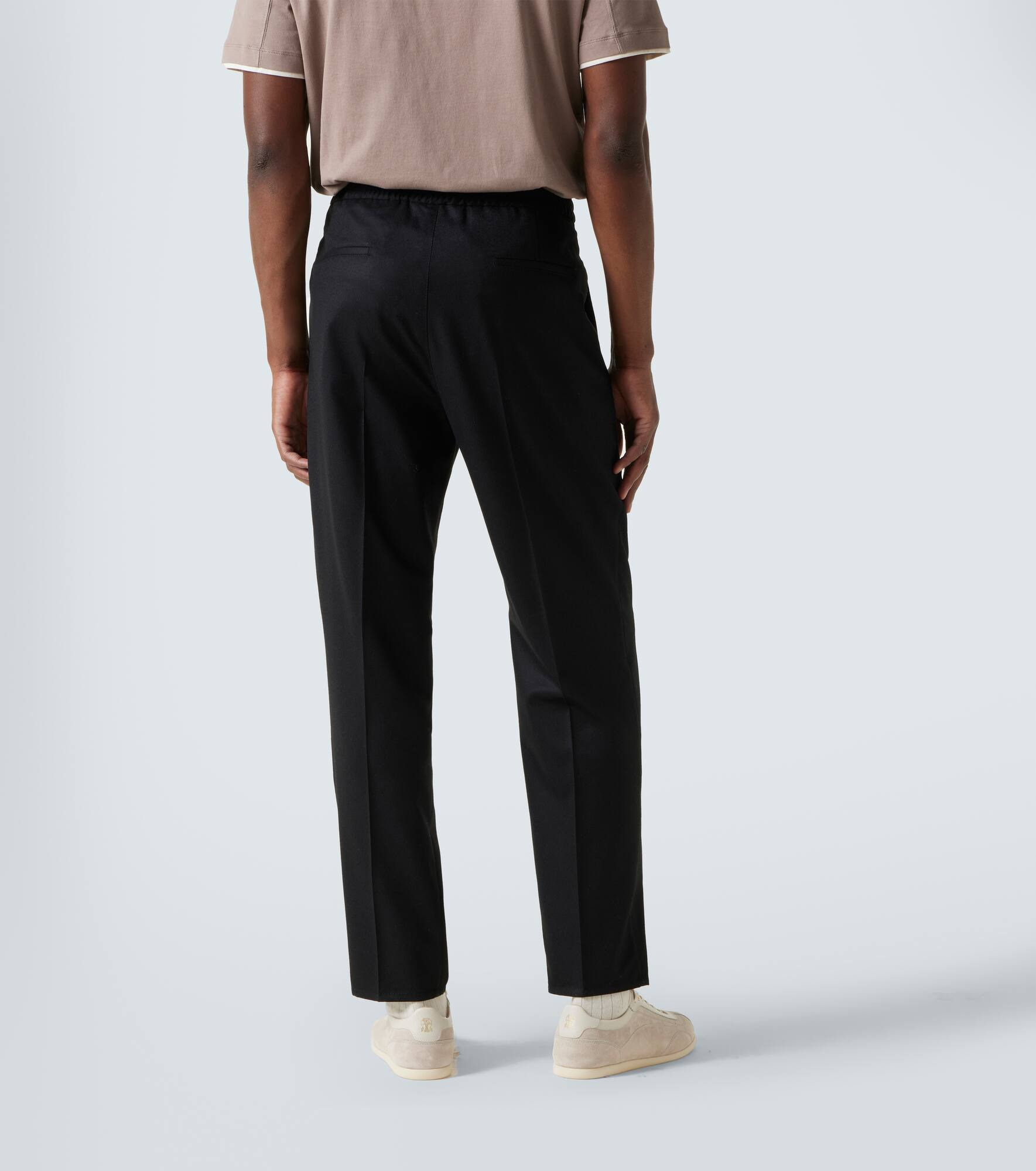 Virgin wool tapered pants - 4