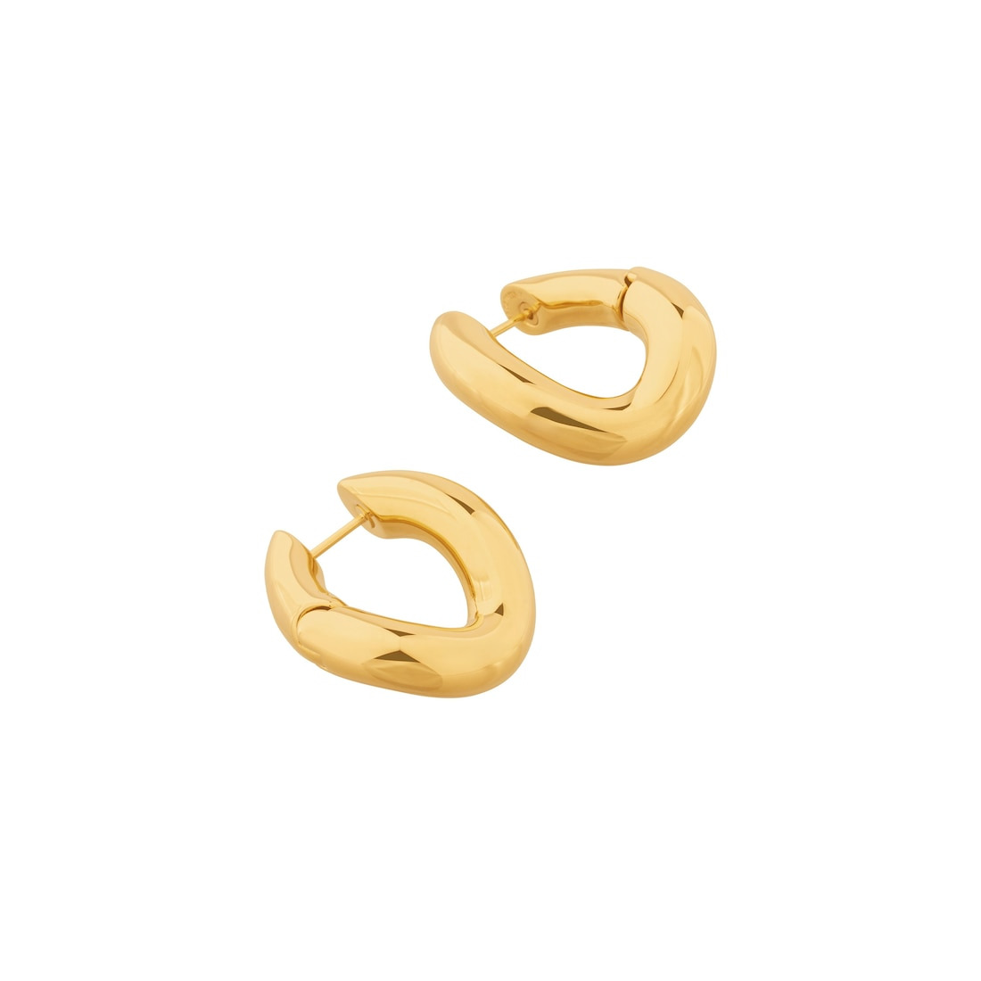 Women's Loop Earrings in Gold - 3