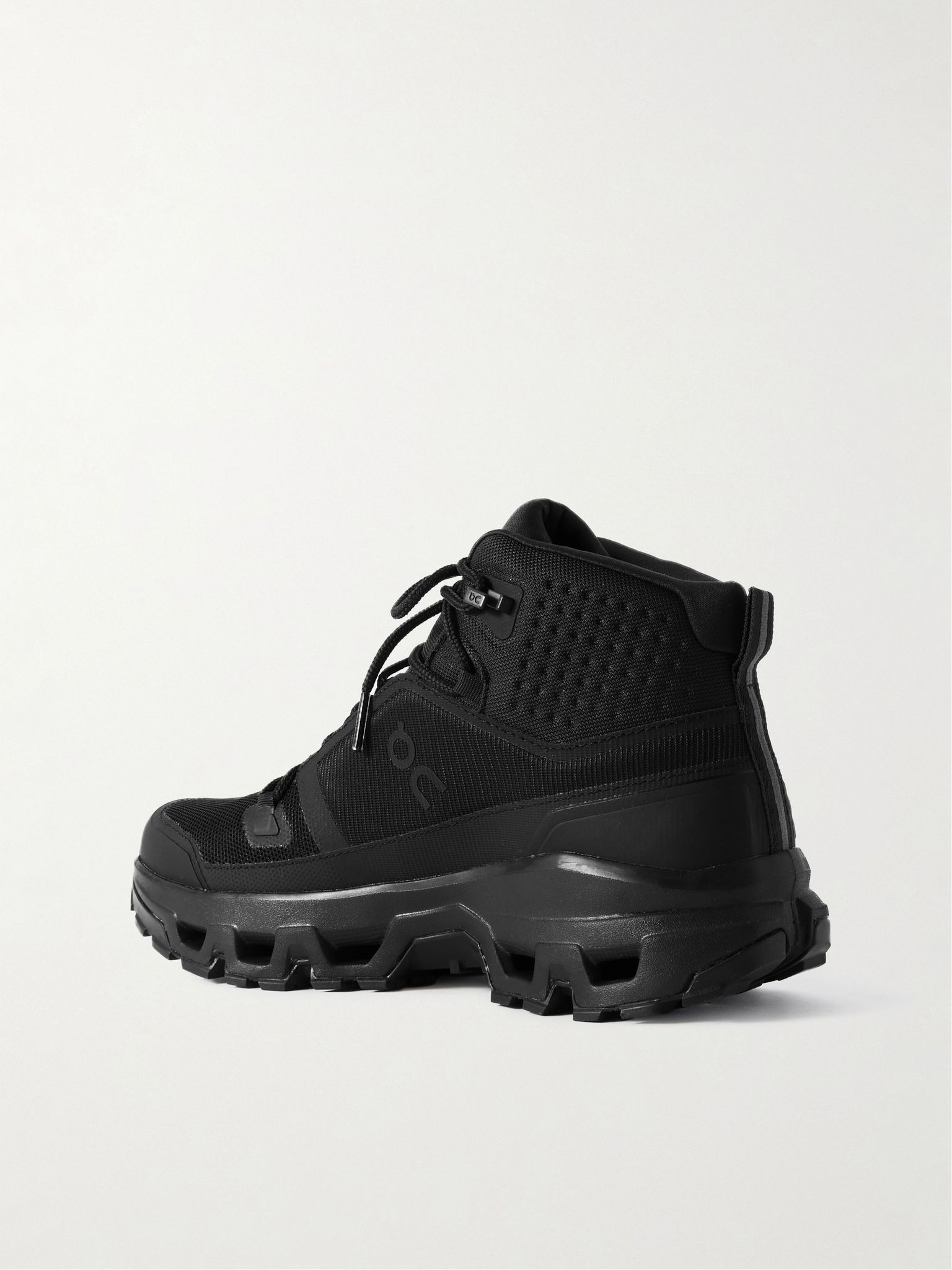 Cloudrock Rubber-Trimmed Mesh Hiking Boots Black - 4