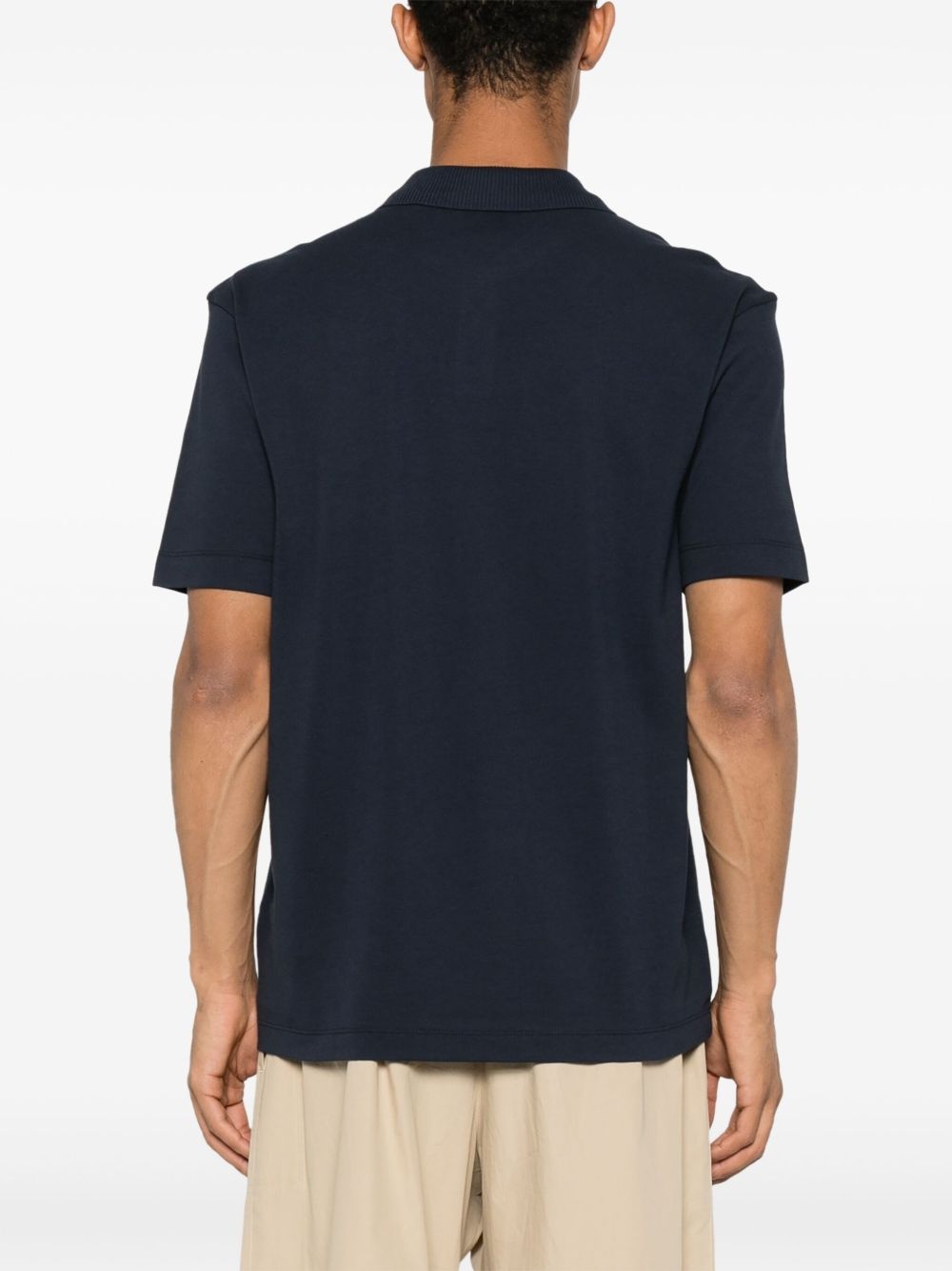 logo-print polo shirt - 4