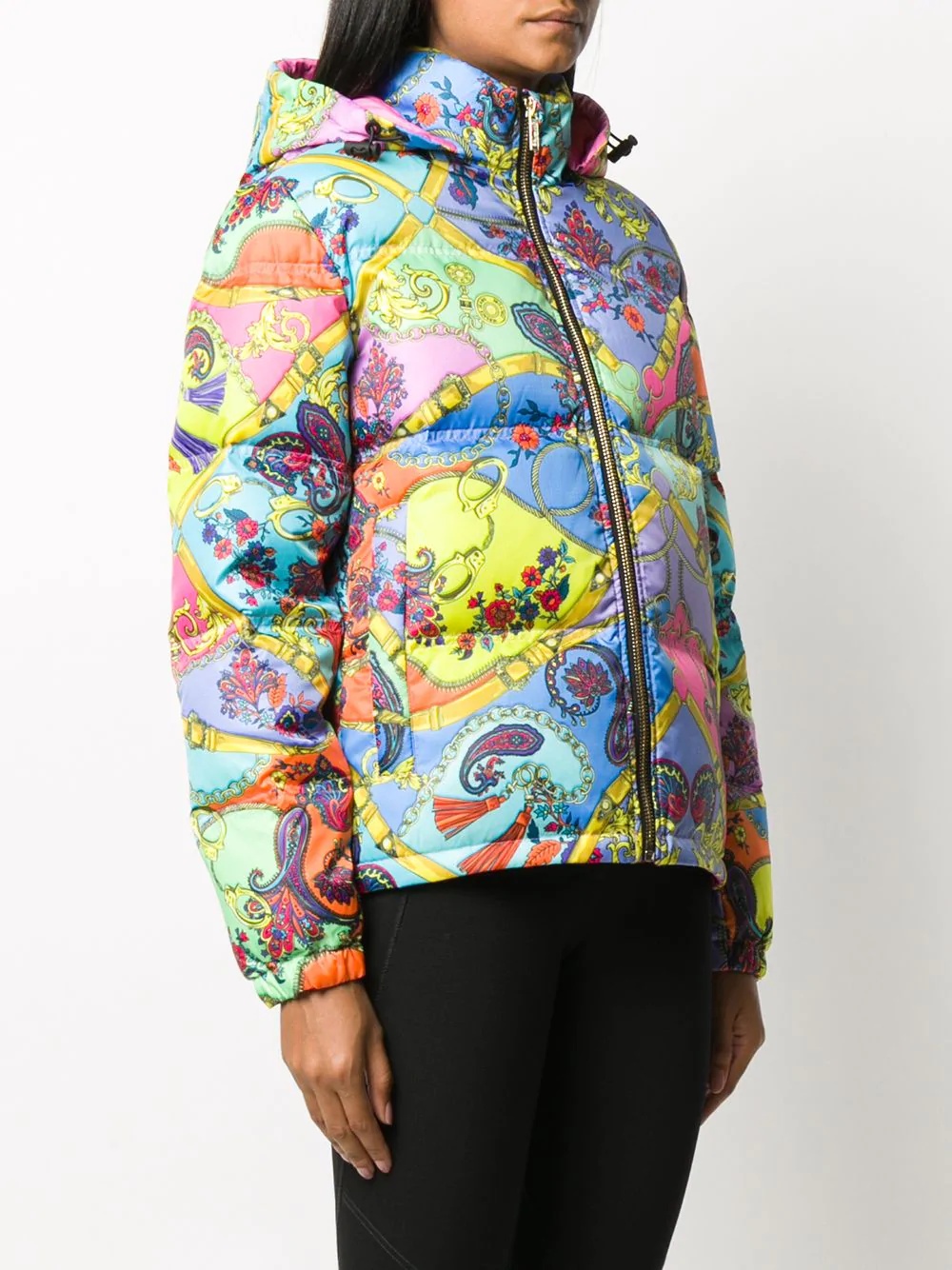 Paisley Fantasy puffer jacket - 3