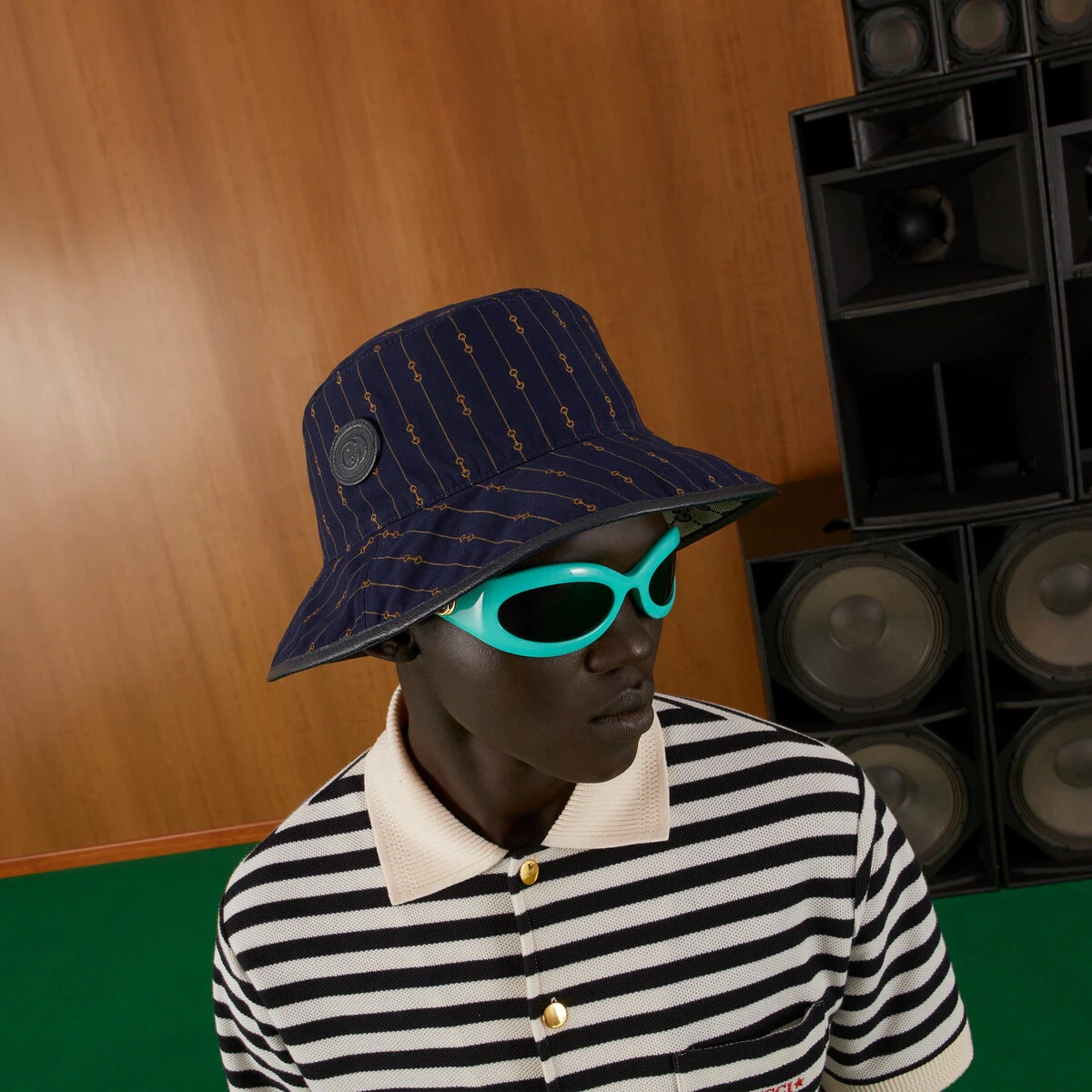 Reversible GG and Horsebit bucket hat - 3