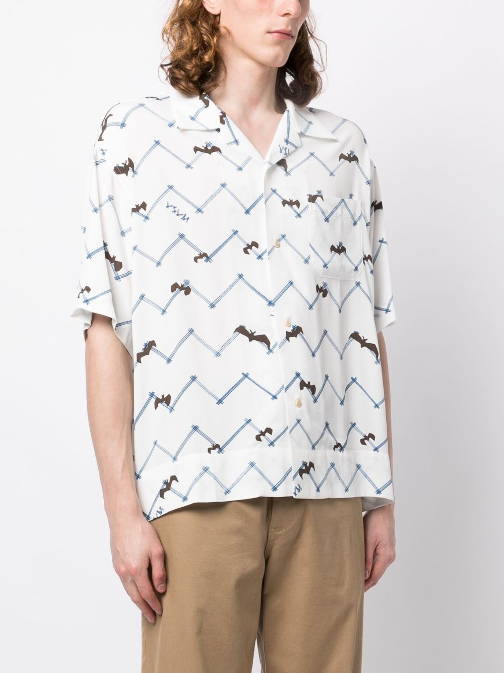 graphic-print short-sleeve shirt - 3