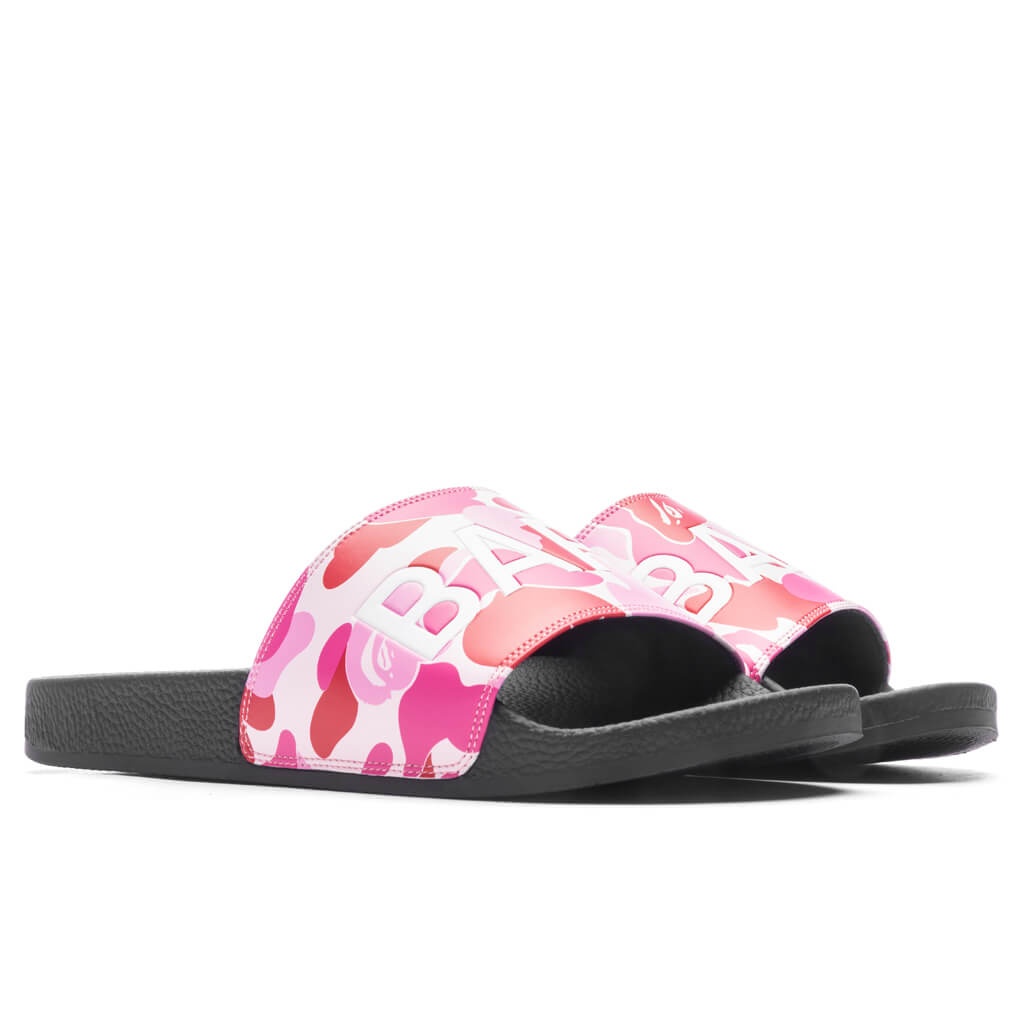 ABC CAMO SLIDE SANDALS  - PINK - 4