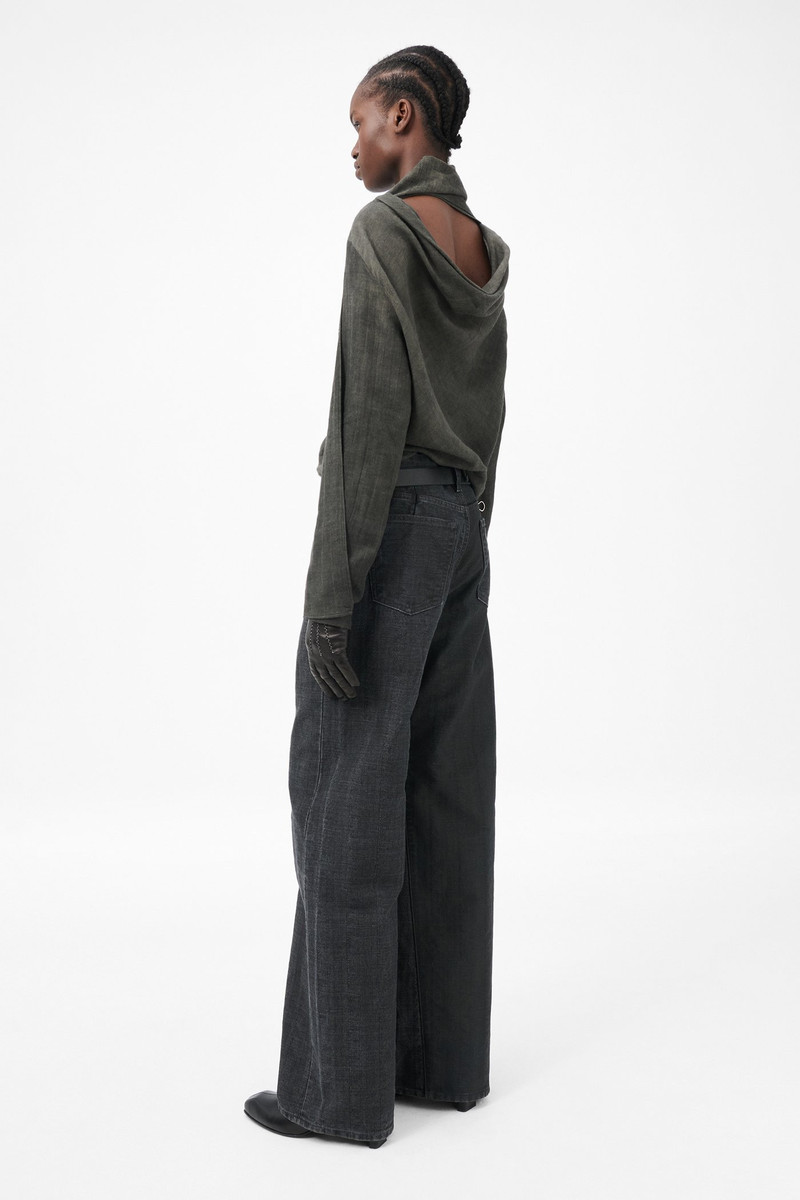 Treble Cut Black Coated Herringbone 4