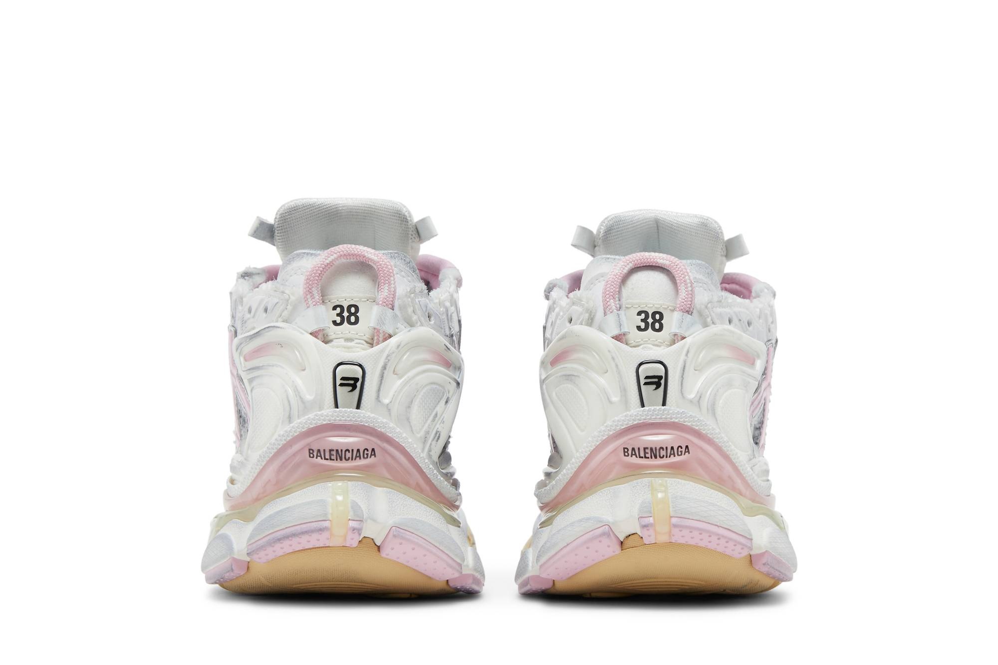 Balenciaga Wmns Runner Sneaker 'White Pink' - 6