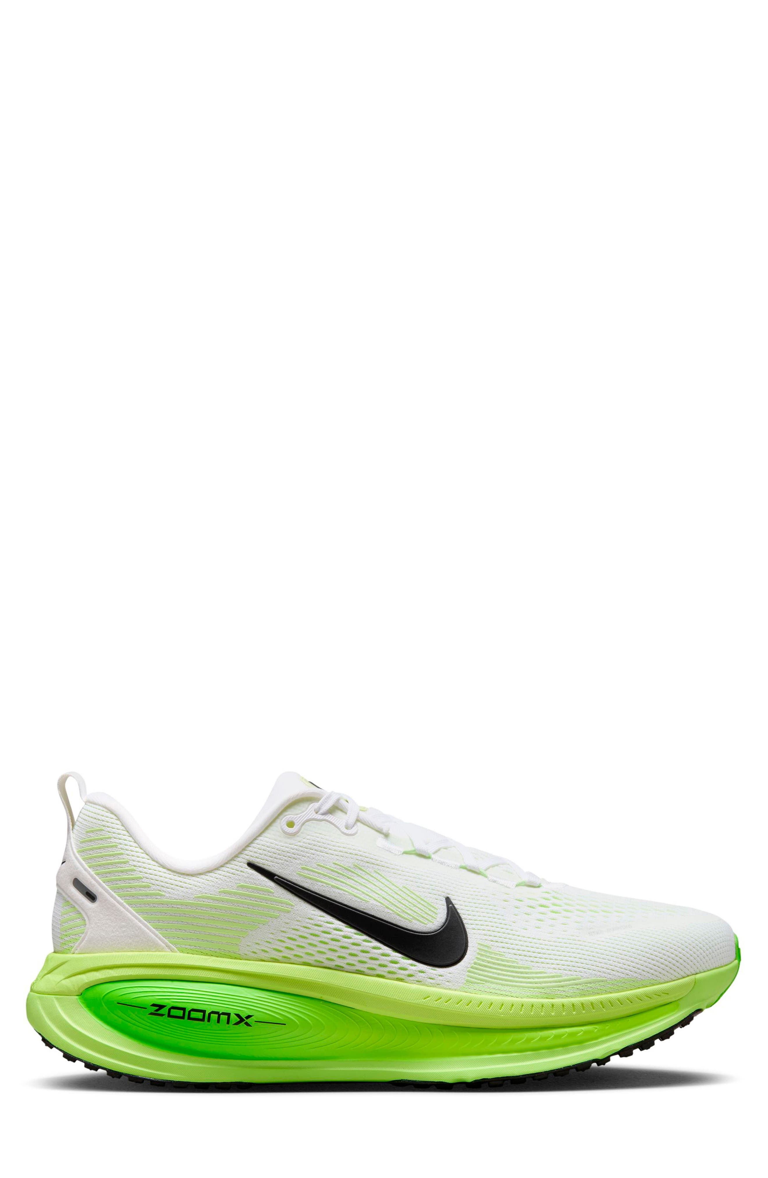 Nike Vomero 18 Running Shoe in White/Electric Green at Nordstrom - 3