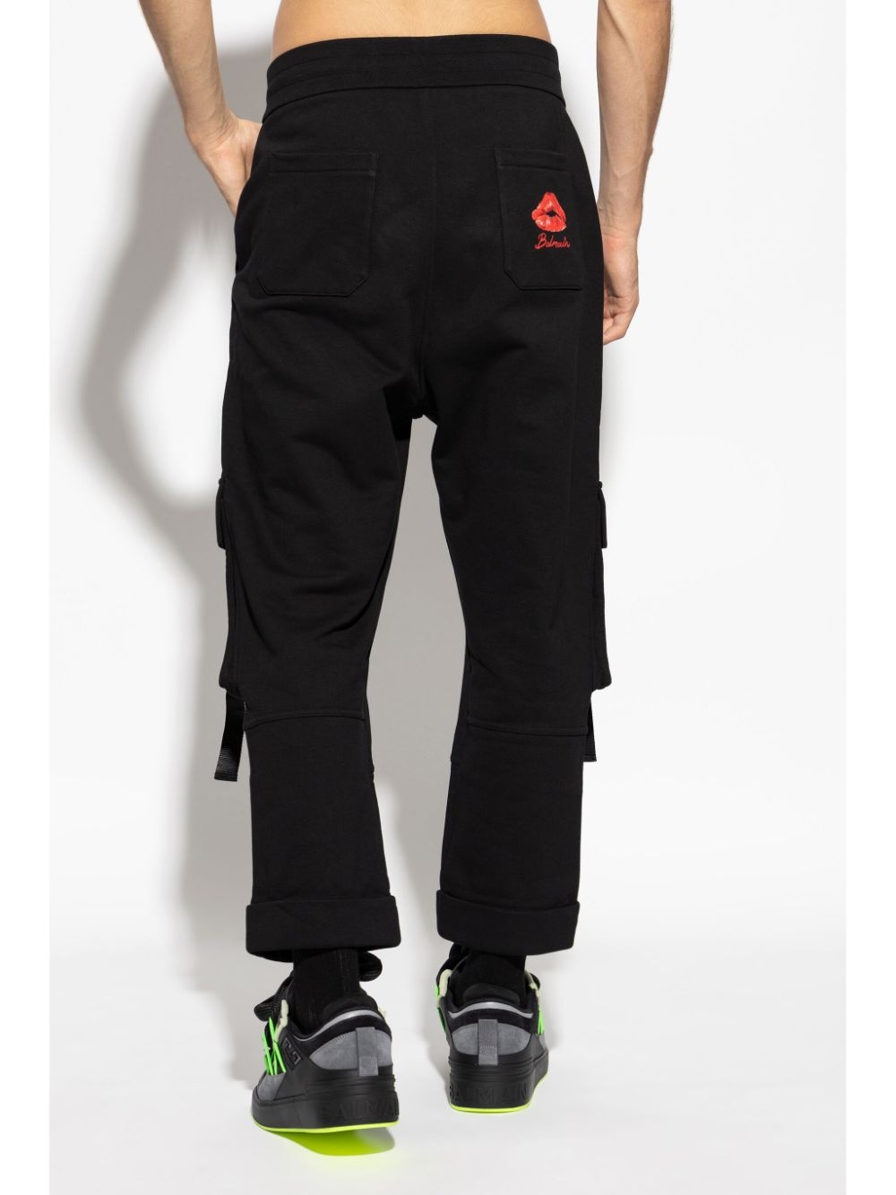 cotton cargo sweatpants - 4
