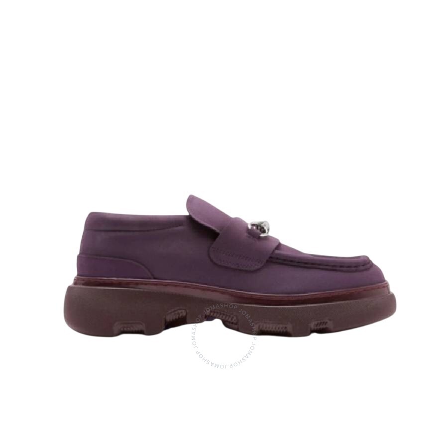 Burberry Nubuck Creeper Clamp Loafers, Brand Size 36 ( US Size 6 ) - 1