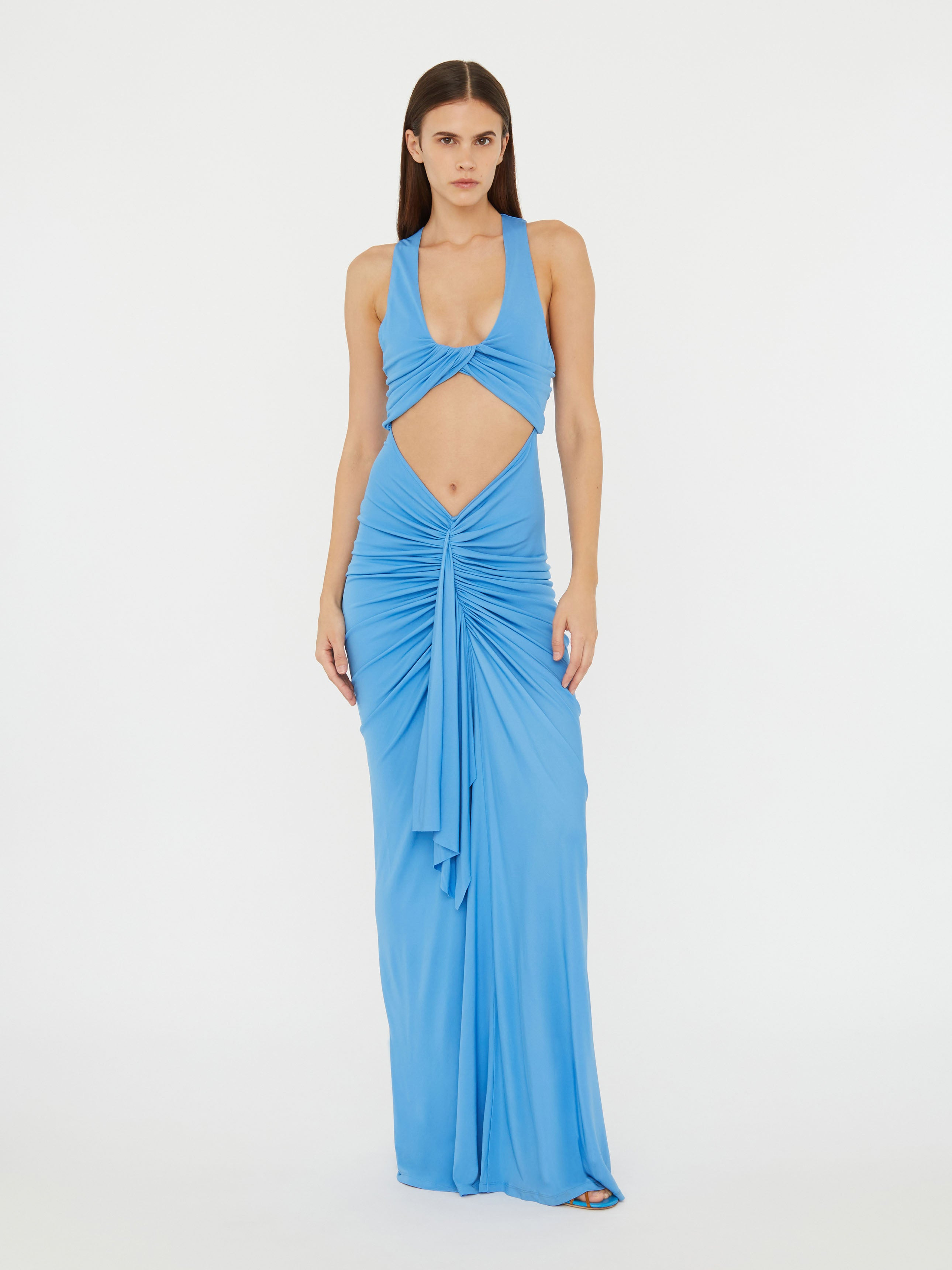 Vivenda Drape Front Dress - 3