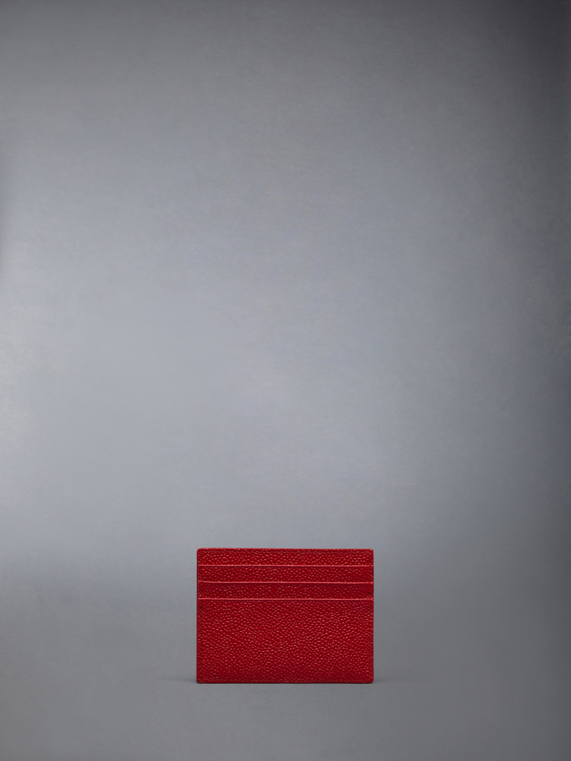 Thom Browne Pebble Grain Leather Note Compartment Single Card Holder outlook