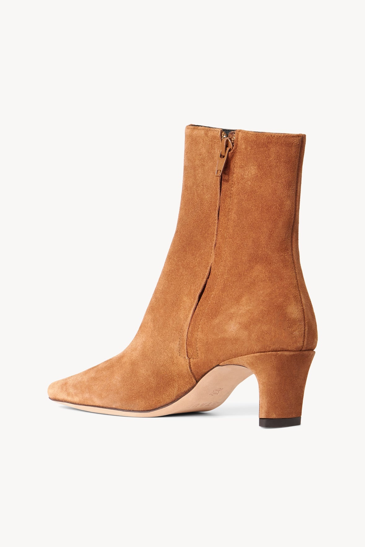 STAUD WALLY ANKLE BOOT TAN SUEDE - 5