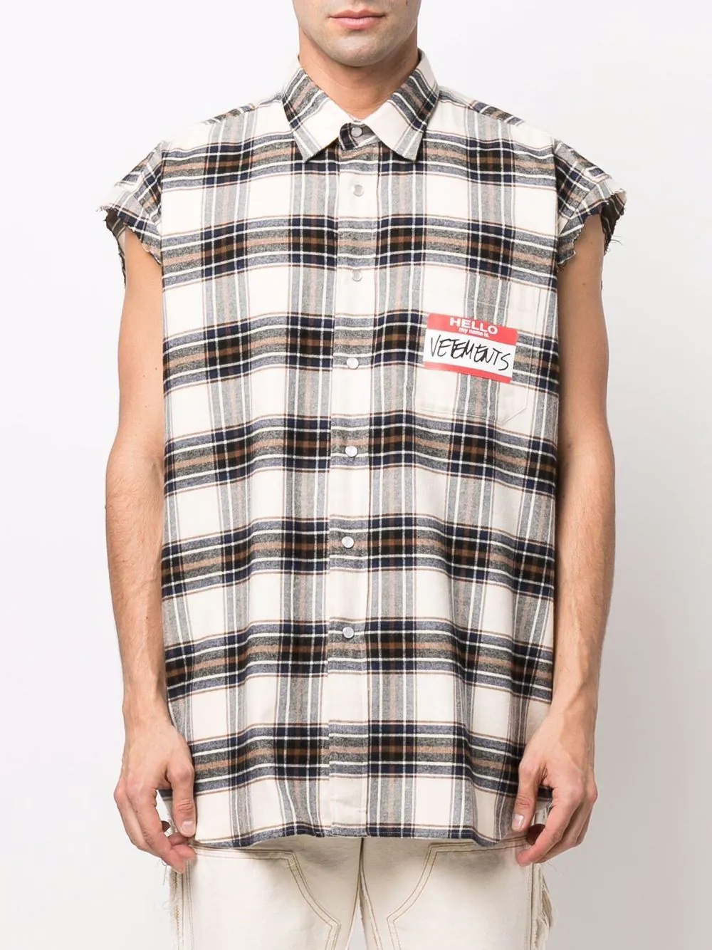 My Name is Vetements sleeveless shirt - 4